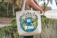 Be kind PNG Sublimation | Earth Day PNG Design Product Image 2