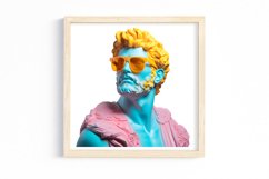 Colorful God Greek Statues Sublimation, Watercolor Clipart Product Image 2