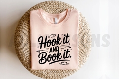 Hook It And Book It Fishing Vector Design For Sublimation Product Image 2