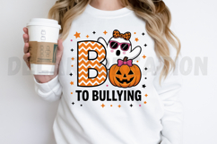 Boo To Bullying PNG Cute Ghost Halloween PNG Design Product Image 2
