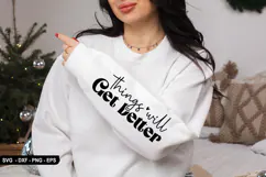 it's ok to have bad days - Sleeve Design, T-Shirt Design Product Image 2