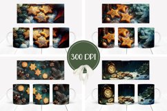 Christmas Cookies Mug Design, Winter Mug Template Product Image 2