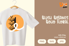 Blush Botanics Boho Floral Monogram Product Image 1