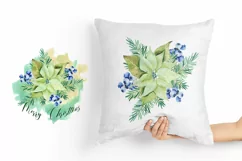 Christmas Sublimation Designs, Poinsettia sublimation Product Image 2