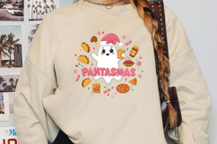 Cute Ghost Christmas Sublimation,Christmas Png Product Image 3