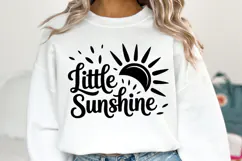 Little Sunshine svg | Summer Svg | Shirt Svg Product Image 1