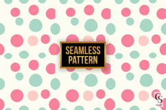 Pink and White Polka Dots Digital Paper Product Image 2