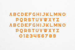 Republiko Outline Modern Geometric Display Font Product Image 2