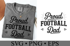 Proud Football Dad Svg | Game Day Svg | Shirt Svg Product Image 2