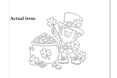 St. Patrick’s leprechaun laser cut engraving digital downloa Product Image 2