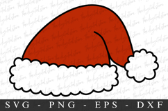 Merry Christmas Hat Svg | Christmas svg | Svg cut file Product Image 1