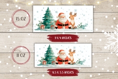 Cartoon Santa Claus Mug Design, Cute Christmas Mug Template Product Image 2