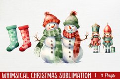 Whimsical Christmas Sublimation, PNG Product Image 1