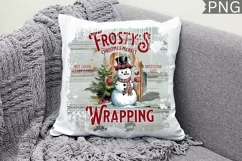 Frostys Christmas Market,Christmas Vintage Sign Sublimation Product Image 2