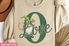 Love PNG, Gnome St Patricks Day Sublimation PNG Product Image 2