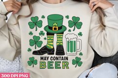 MAY CONTAIN BEER PNG, ST PATRICKS DAY Drink Subl Product Image 3