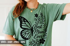 Best Mum Ever SVG - Mother&#039;s Day Design Product Image 2