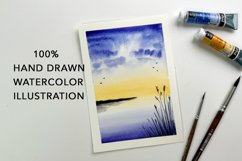 Watercolor Landscape wall art Product Image 2