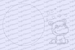 Hippo Nursery Sign SVG | Animal Nursery decor SVG cut file Product Image 2