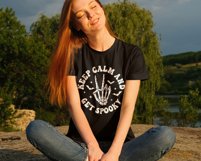 Keep Calm And Get Spooky SVG PNG | Halloween Skeleton Tshirt Product Image 3