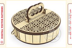 Box Organizer v28 - laser cut file - Glowforge ready SVG Product Image 2