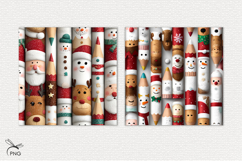 Christmas digital paper, background clipart Product Image 2