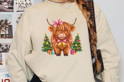 Cute Christmas Reindeer Sublimation,Christmas Png Product Image 2