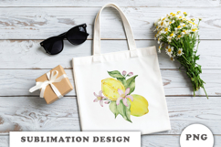 Watercolor Lemons composition png Product Image 2