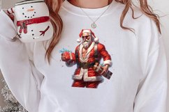 Handsome Santa Claus Clipart, Santa Claus Clipart Product Image 2