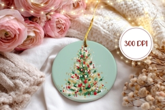 Art Christmas Tree Ornament, Christmas Ornament Design Product Image 2