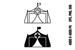 Refugee Camp Icons Product Image 1