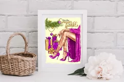 New year and Christmas clipart, beautiful legs clipart. Product Image 3