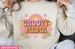 Groovy mama PNG, Mom Mama Mother Day PNG Product Image 3