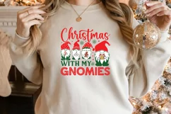 Christmas with my gnomies SVG, Christmas Gnome SVG Product Image 2