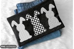 Plaid Easter Bunnies PNG | Retro Easter Bunny PNG Product Image 1
