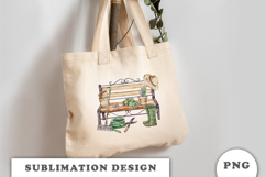 Watercolor Garden sublimation PNG Product Image 2