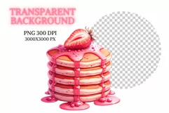 Valentine's Day Foods watercolor clipart Product Image 2