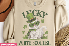St Patricks Day Cat Sublimation Bundle PNG Product Image 9