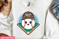 Baseball Mama PNG, Baseball Mama Sublimation PNG Product Image 3