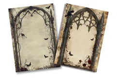 Gothic Arch Junk Journal Pages Product Image 2