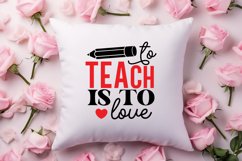 To Teach is to love SVG Product Image 2