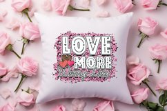 Love more worry less PNG Product Image 2