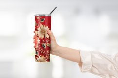 3D Flower Tumbler Wrap Design Product Image 2