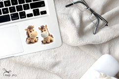 Cute little horse stickers- 6 Variations Product Image 3