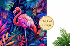 Pink Flamingo Pillow Case PNG, Flamingo Pillowcase Design Product Image 2