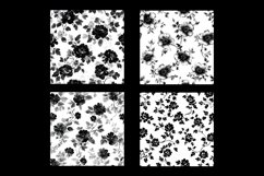 Shabby Chic Black Flower Digital Paper Product Image 2
