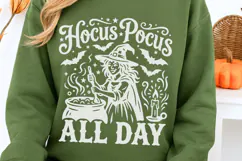 Hocus Pocus All Day Svg, Halloween Witch Svg, Funny Svg. Product Image 3