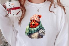 Christmas Farm Animals Sublimation Clipart Product Image 2