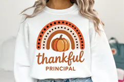 Thankful Principal Svg | Halloween Svg | Shirt Svg Product Image 1