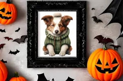 Christmas Dogs Sublimation Clipart, Christmas Dog Clipart Product Image 2